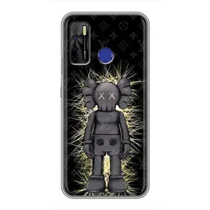 Чохли для TECNO Camon 15 Air - Bearbrick Louis Vuitton (PREMIUMPrint) (Bearbrick LV)