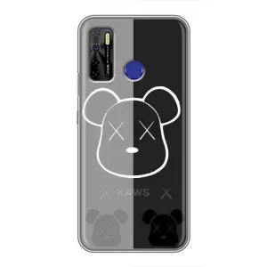Чохли для TECNO Camon 15 Air - Bearbrick Louis Vuitton (PREMIUMPrint) (БеарБрік очі)