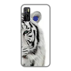 Чохли з картинкою животних TECNO Camon 15 Air (Білий Тигр)