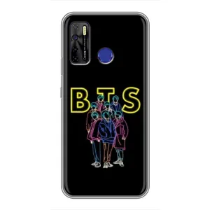 Чохли BTS для TECNO Camon 15 Air (AlphaPrint) (BTS стайл)