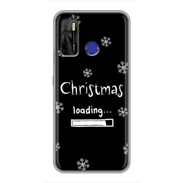 Чехол с принтом «Christmas loading» для TECNO Camon 15 Air Чехол с принтом «Christmas loading» для TECNO Camon 15 Air