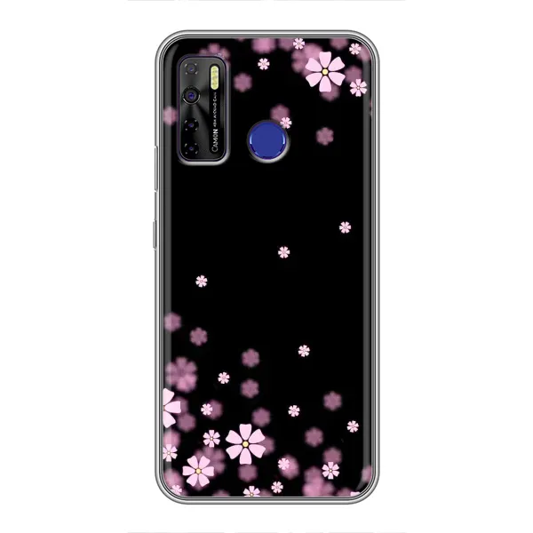 Чехол с принтом «Цветочки маленькие» для TECNO Camon 15 Air Чехол с принтом «Цветочки маленькие» для TECNO Camon 15 Air