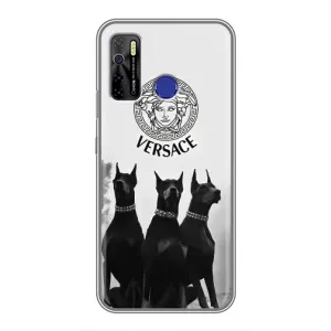 Чохли VERSACE для ТЕКНО Кемен 15 Ейр (PREMIUMPrint) (Доберман Версаче)