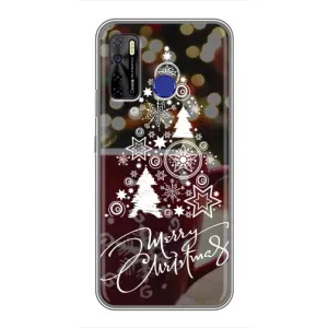 Різдвяні Чохли для TECNO Camon 15 Air (VPrint) (Ялинка яскрава)