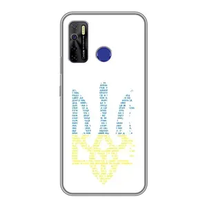 Чохли для TECNO Camon 15 Air Укр. Символіка (AlphaPrint) (Герб з букв)