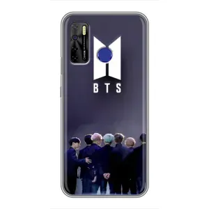 Чохли BTS для TECNO Camon 15 Air (AlphaPrint) (Група BTS)