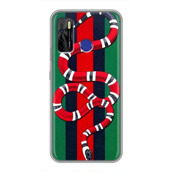 Чохол з принтом «Gucci змія» для TECNO Camon 15 Air