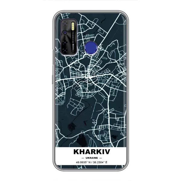 Чохол з принтом «Харків» для TECNO Camon 15 Air