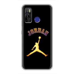 Чохли для TECNO Camon 15 Air - з картинкою JORDAN (AlphaPrint) (Jordan Gold)