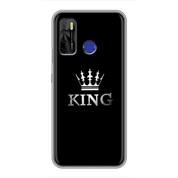 Чохол з принтом «KING» для TECNO Camon 15 Air