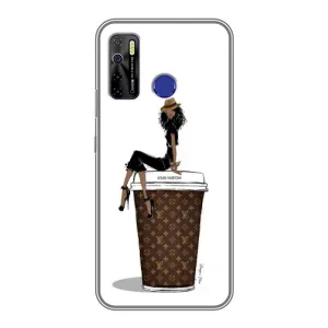Чохли Луі Вітон для TECNO Camon 15 Air (AlphaPrint - LOUIS VUITTON) (кава LOUIS VUITTON)