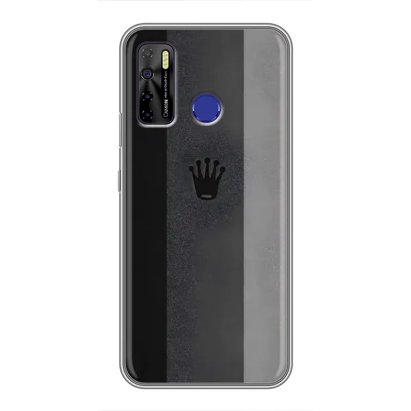 Чохол з принтом «Коронка» для TECNO Camon 15 Air