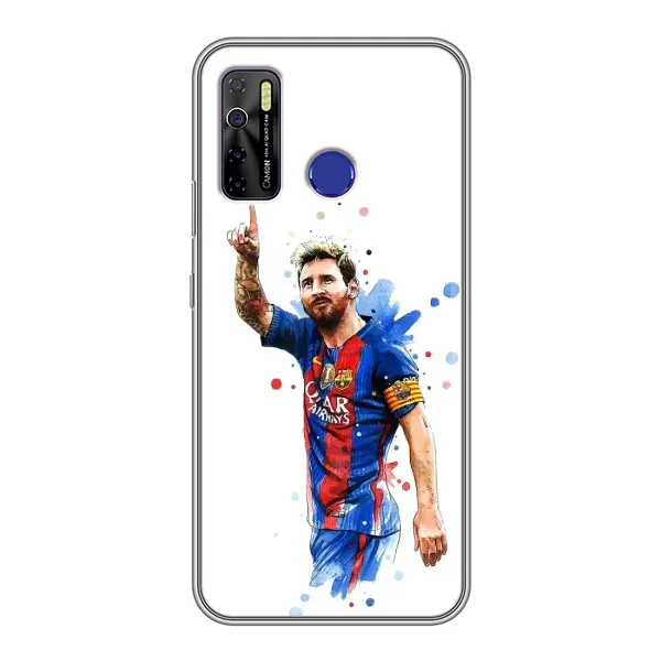 Чохол з принтом «Лео Мессі» для TECNO Camon 15 Air