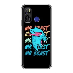 Чохли Містер Біст для ТЕКНО Кемен 15 Ейр (logo Mr beast)