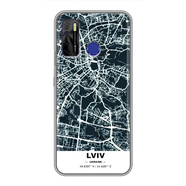 Чохол з принтом «Львів» для TECNO Camon 15 Air
