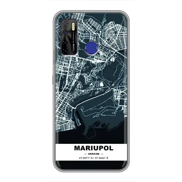 Чохол з принтом «Маріуполь» для TECNO Camon 15 Air