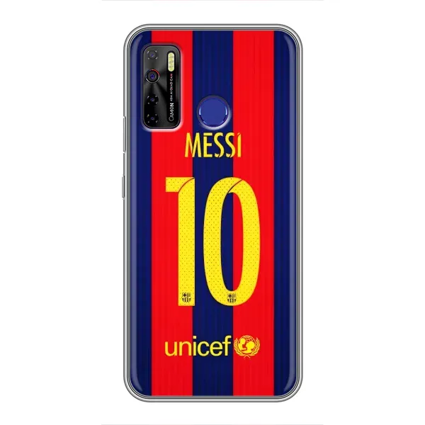 Чохол з принтом «Messi Barca 10» для TECNO Camon 15 Air