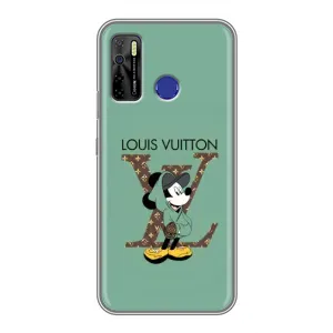 Чохли Луі Вітон для TECNO Camon 15 Air (AlphaPrint - LOUIS VUITTON) (Міккі Маус LV)
