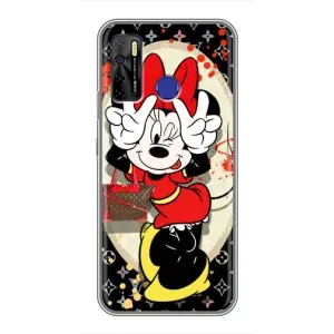 Чохол Disney Mouse TECNO Camon 15 Air (PREMIUMPrint) (Мінні peace)