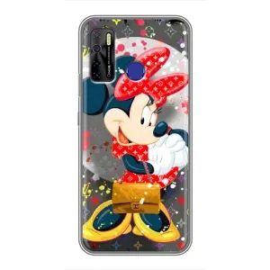 Чохол Disney Mouse TECNO Camon 15 Air (PREMIUMPrint) (Minni з бантіком)