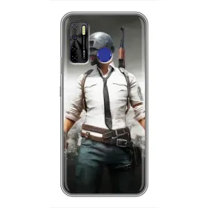 Чеjхол PUBG для ТЕКНО Кемен 15 Ейр (AlphaPrint) (Пабг мен)