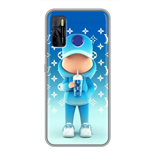 Чохол з принтом «Хлопець LV» для TECNO Camon 15 Air
