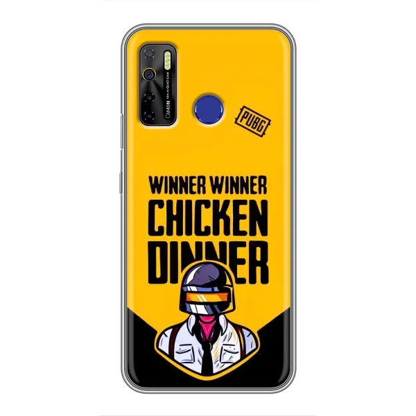 Чохол з принтом «Pubg шолом» для TECNO Camon 15 Air