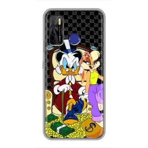 Чехли для TECNO Camon 15 Air - Скрудж МакДак Louis Vuitton (PREMIUMPrint) (Стильна Утка)