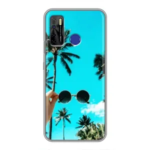 Силіконовий чохол з КАРТИНКАМИ літо для TECNO Camon 15 Air (AlphaPrint) (Погляд літо)