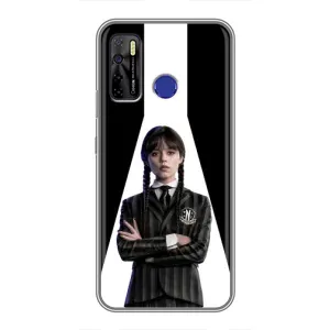 Чохли Венсдей на TECNO Camon 15 Air Уенсдей (AlphaPrint) (W-Wednesday)