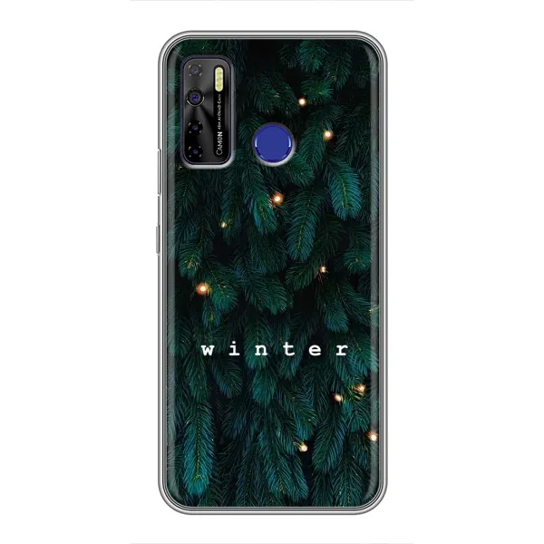 Чехол с принтом «Winter» для TECNO Camon 15 Air