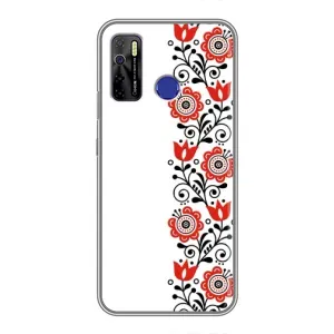 Чохол для Патріота України TECNO Camon 15 Air - (AlphaPrint) (Яскрава вишиванка)
