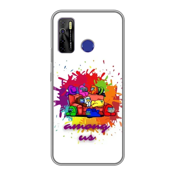 Чехол с принтом «Яркий АмонгАс» для TECNO Camon 15 Air