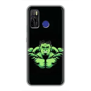 Чохли з героями Марвел TECNO Camon 15 Air (VPrint) (Зелений Халк)
