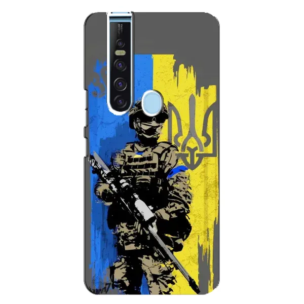 Чехол с принтом «АРТ солдат» для TECNO Camon 15 Pro