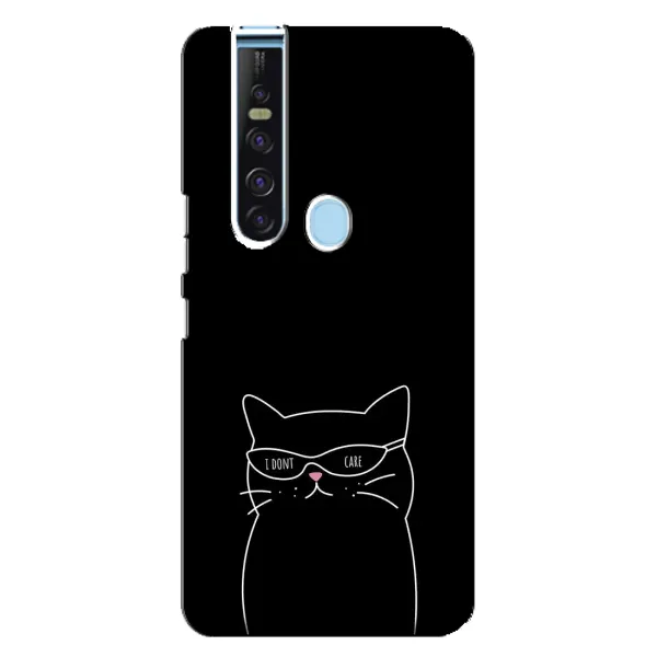 Чехол с принтом «Равнодушный кот» для TECNO Camon 15 Pro Чехол с принтом «Равнодушный кот» для TECNO Camon 15 Pro