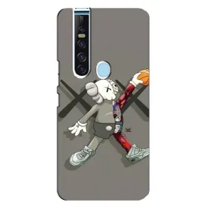 Чехлы для TECNO Camon 15 Pro - Bearbrick Louis Vuitton (PREMIUMPrint) (Беарбрик Джордан)