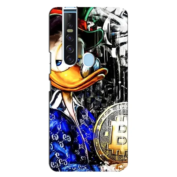 Чехол с принтом «Биткойн Скрудж» для TECNO Camon 15 Pro