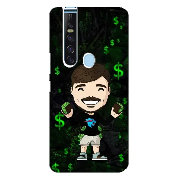 Чехол с принтом «Блогер Beast» для TECNO Camon 15 Pro