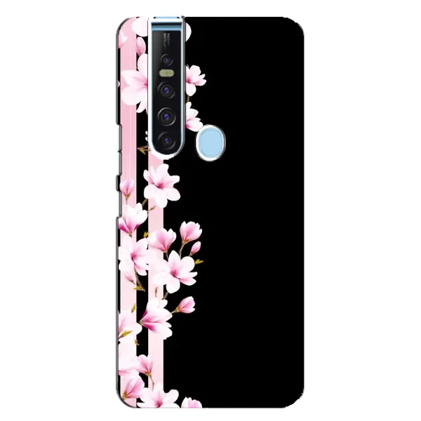Чохол з принтом «Квіточки» для TECNO Camon 15 Pro