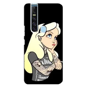 Чохол з друком для TECNO Camon 15 Pro - (Мода) (AlphaPrint) (Дівчина в тату)