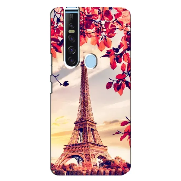 Чохол з принтом «Ейфелева Вежа» для TECNO Camon 15 Pro