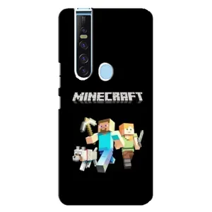 Чохол Майнкрафт на TECNO Camon 15 Pro (AlphaPrint) Minecraft (герої Minecraft)