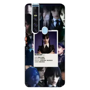 Чохли Венсдей на TECNO Camon 15 Pro Уенсдей (AlphaPrint) (колаж Венздей)