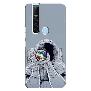 Чохол NASA для TECNO Camon 15 Pro (AlphaPrint) (Космонавт фото)