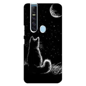Чехол с принтом для TECNO Camon 15 Pro (AlphaPrint) Модные коты