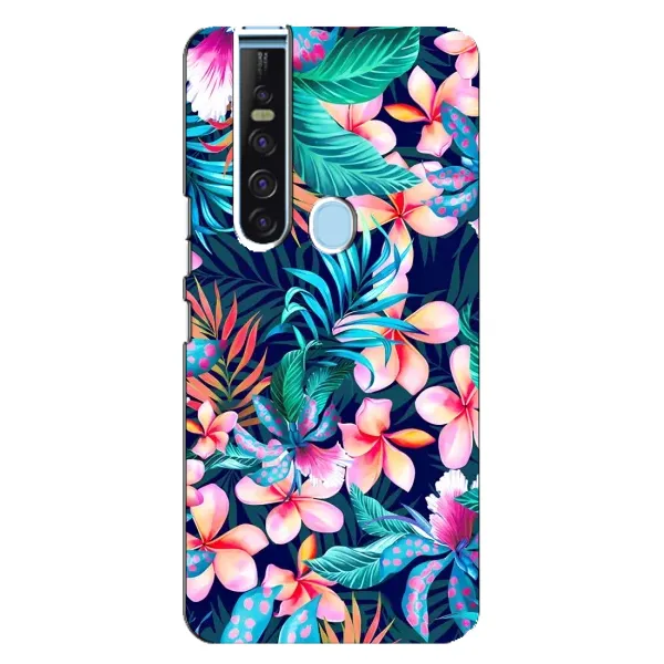 Чохол з принтом «Мальовничі квіти» для TECNO Camon 15 Pro