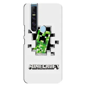 Чохол Майнкрафт на TECNO Camon 15 Pro (AlphaPrint) Minecraft (кріпер Майнкрафт)