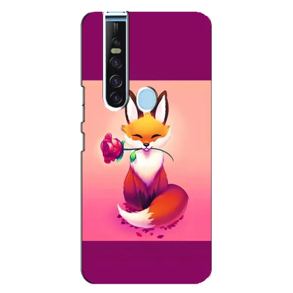 Чехол с принтом «Лисичка с розочкой» для TECNO Camon 15 Pro Чехол с принтом «Лисичка с розочкой» для TECNO Camon 15 Pro