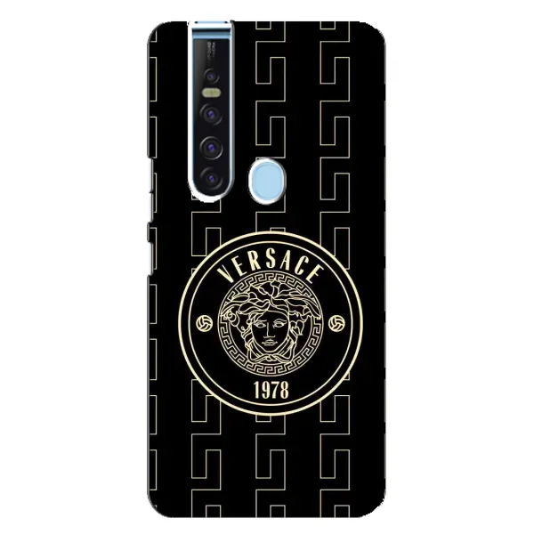 Чехол с принтом «Лого Версаче» для TECNO Camon 15 Pro